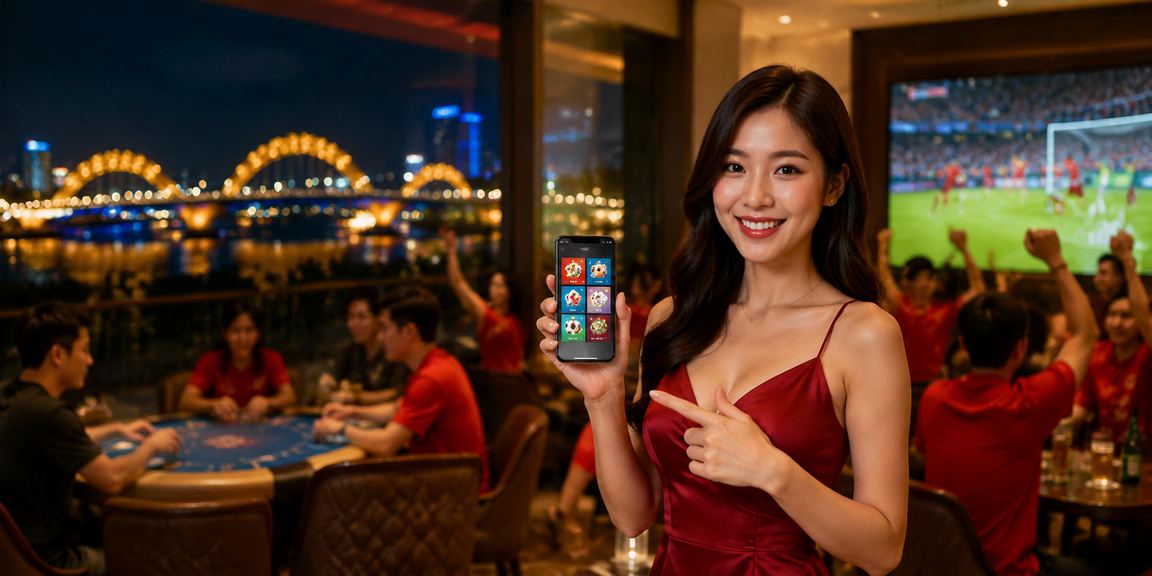 Người chơi tại Đà Nẵng sử dụng điện thoại iOS để truy cập game bài trực tuyến yugih5
