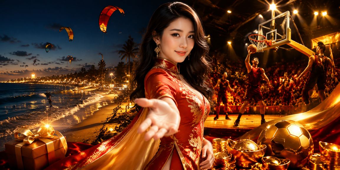 Người hâm mộ bóng rổ tại Mũi Né xem thông tin cược thể thao trong trang phục truyền thống