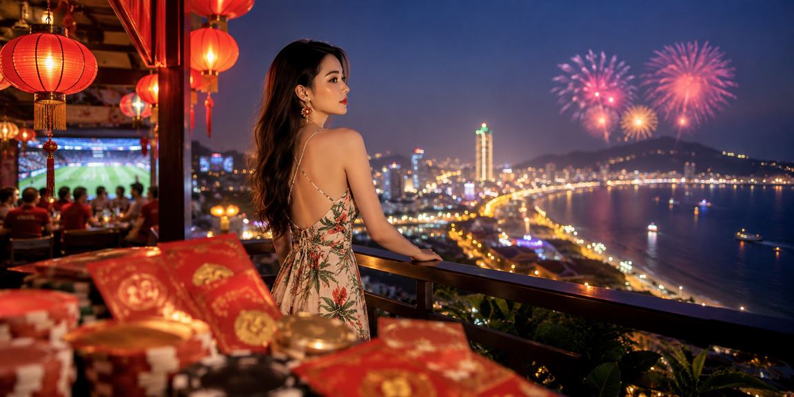Phong bì đỏ và đèn lồng trang trí sự kiện thưởng lễ hội tại Vũng Tàu – khuyến mãi yugih5